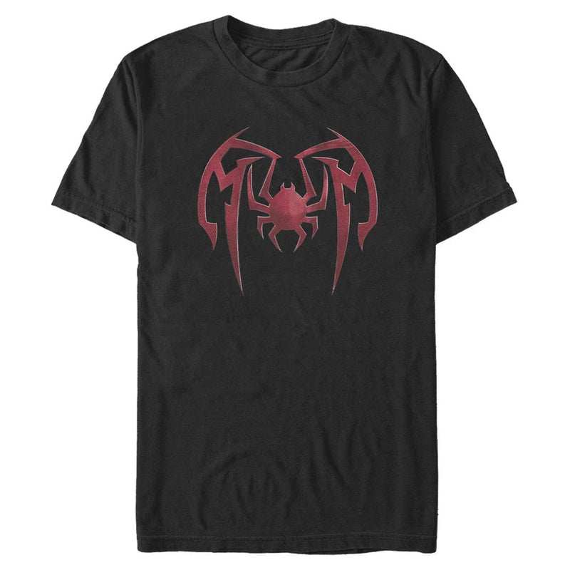 Men's Marvel Spider-Man: Miles Morales Mask Pattern T-Shirt