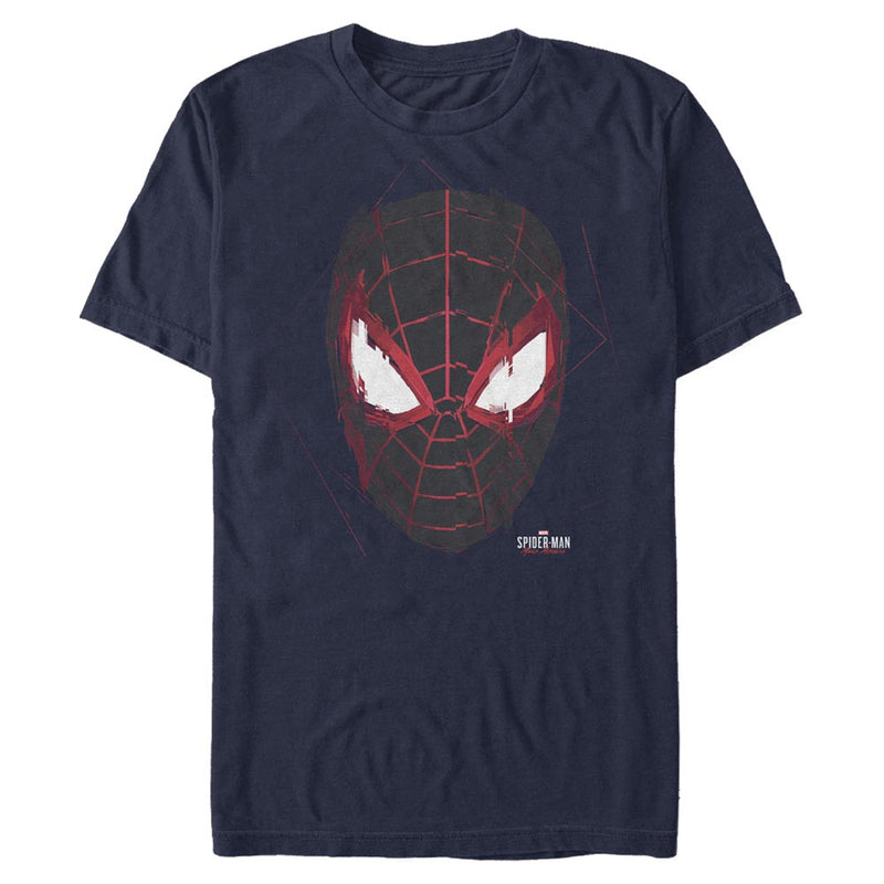 Men's Marvel Spider-Man: Miles Morales Glitch Mask T-Shirt