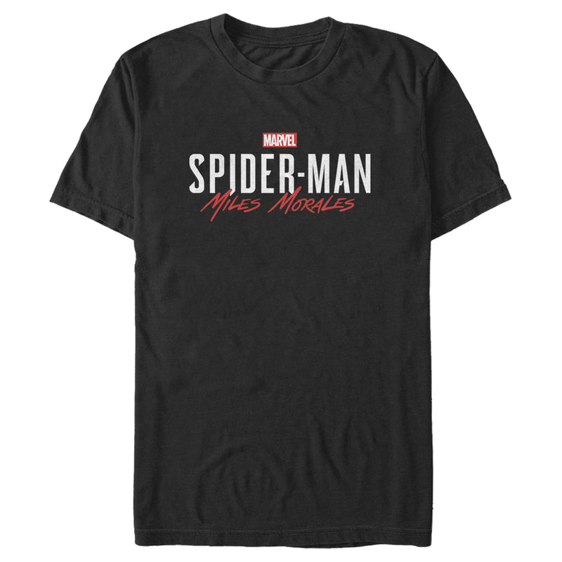 Men's Marvel Spider-Man: Miles Morales Game Logo T-Shirt