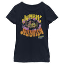 Girl's SpongeBob SquarePants Sponge on the Run Jumping Jellyfish T-Shirt