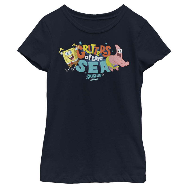 Girl's SpongeBob SquarePants Sponge on the Run Critters of the Sea Dance T-Shirt