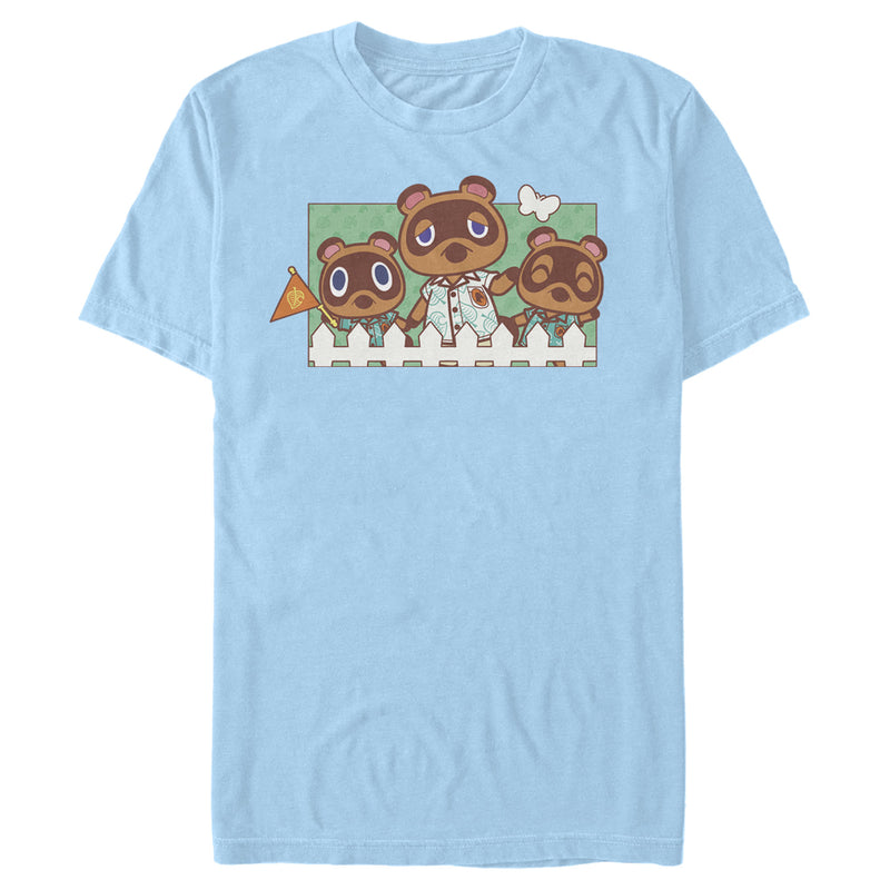 Men's Nintendo Animal Crossing Nook Family Portrait T-Shirt