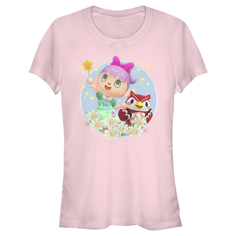 Junior's Nintendo Animal Crossing New Horizons Flower Magic T-Shirt