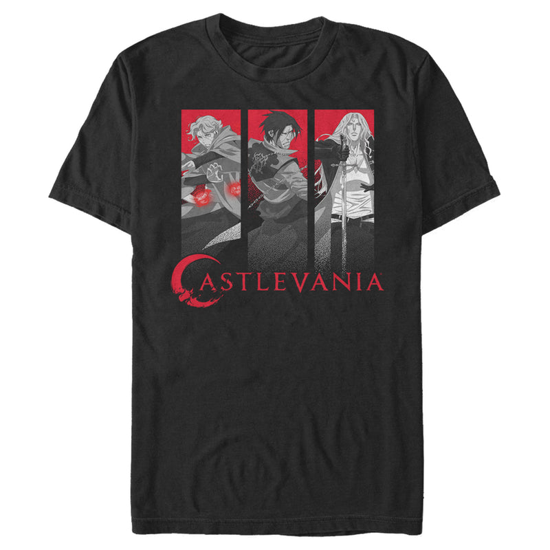 Men's Castlevania Hunter Character Panels T-Shirt