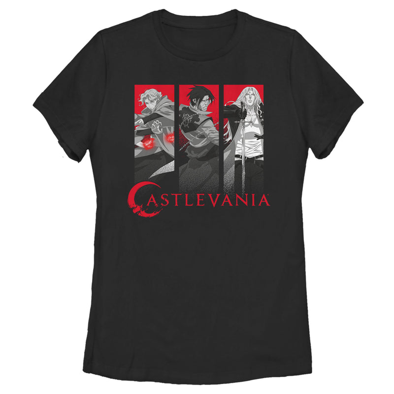 Women's Castlevania Hunter Character Panels T-Shirt
