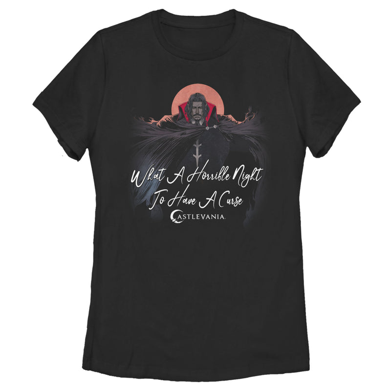 Women's Castlevania Dracula Horrible Night for Curse T-Shirt