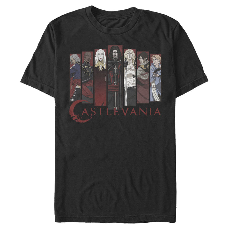Men's Castlevania Full Character Panels T-Shirt