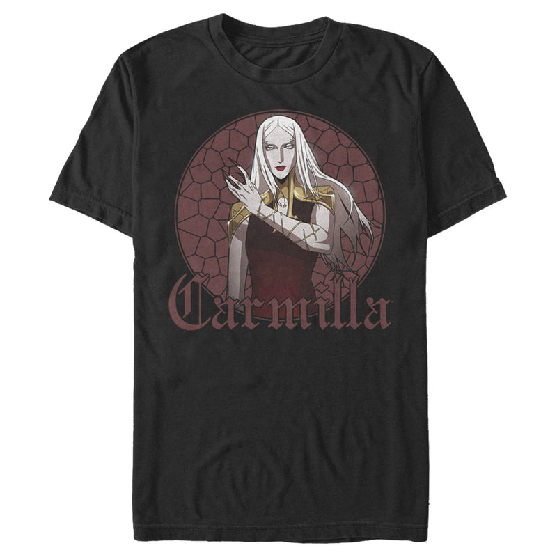 Men's Castlevania Carmilla Glass Frame T-Shirt