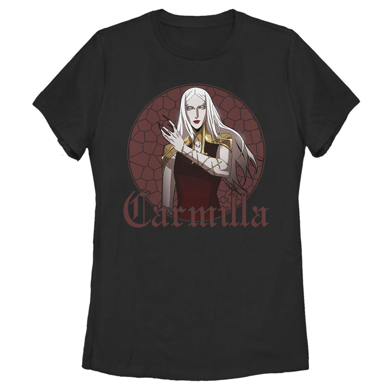 Women's Castlevania Carmilla Glass Frame T-Shirt