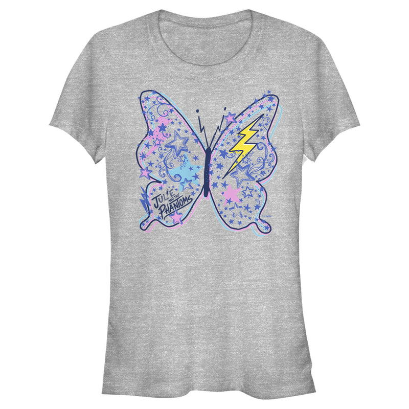 Junior's Julie and the Phantoms Butterfly Doodle T-Shirt