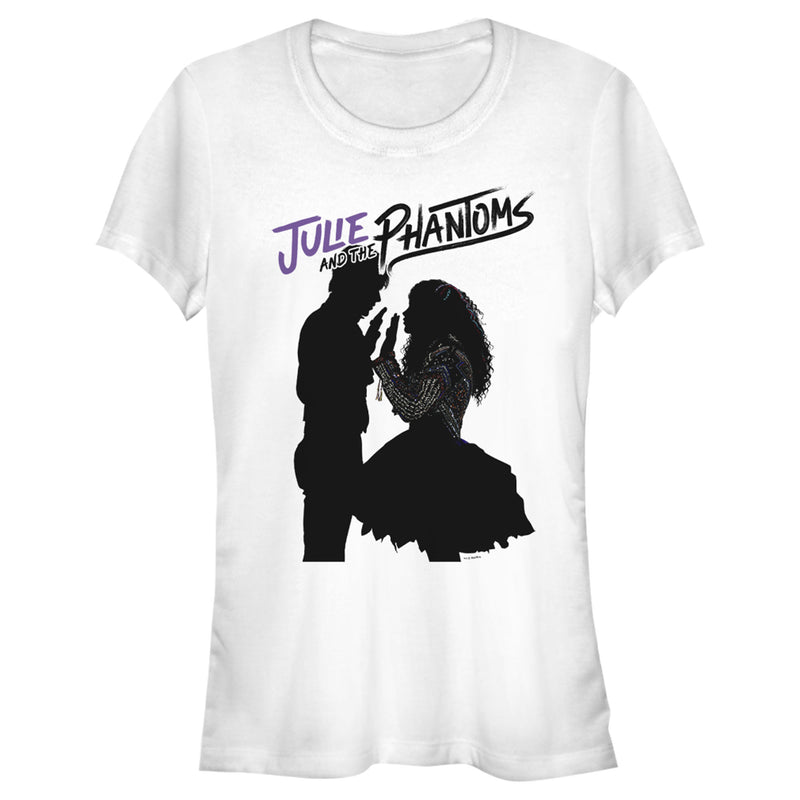 Junior's Julie and the Phantoms Love Duet Silhouette T-Shirt