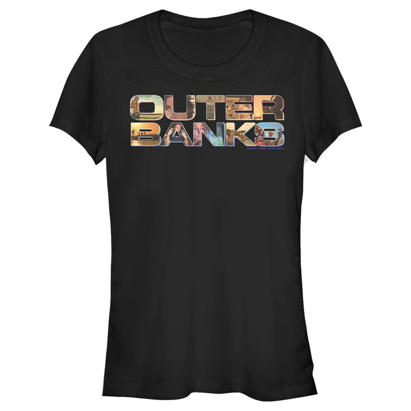 Junior's Outer Banks Photo Logo T-Shirt
