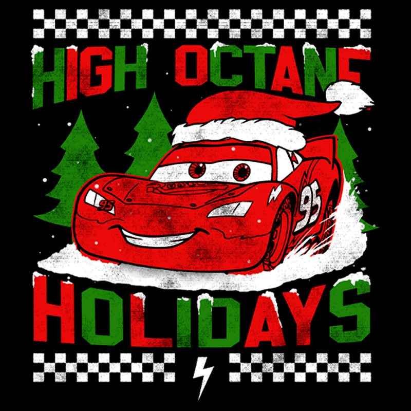 Men's Cars Lightning McQueen High Octane Holidays Sweatshirt
