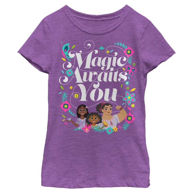 Girl's Encanto Magic Awaits You T-Shirt