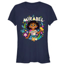 Junior's Encanto Mirabel In Nature Floral and Butterfly's T-Shirt