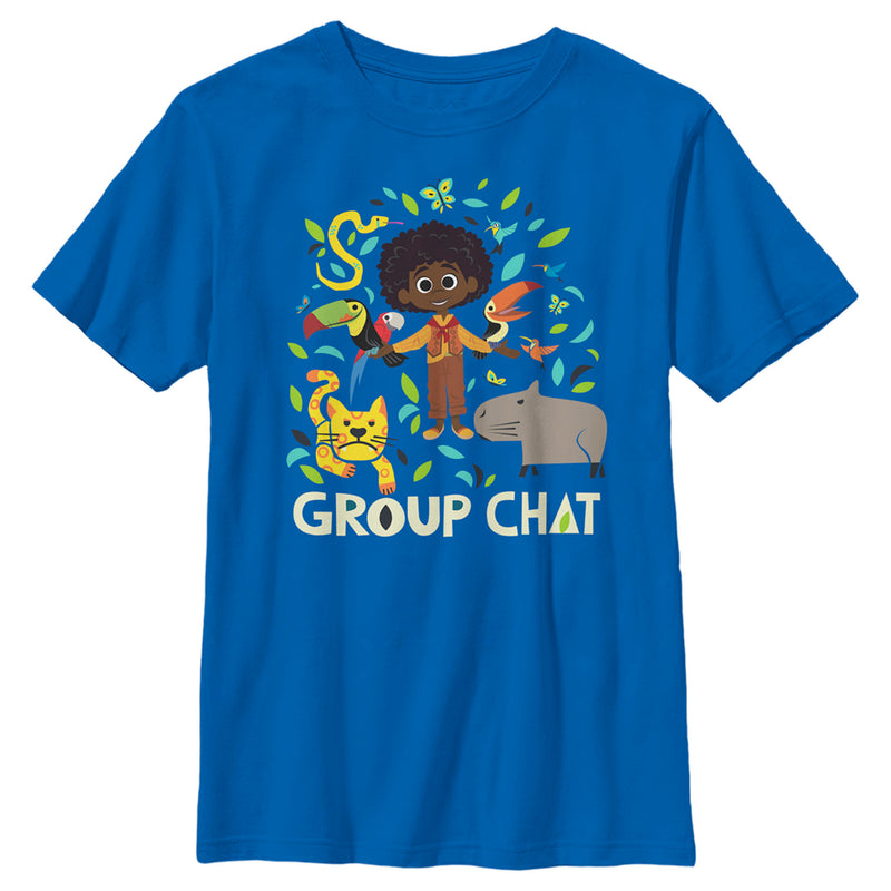 Boy's Encanto Group Chat Antonio's Animals T-Shirt