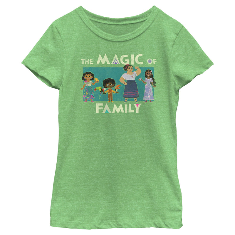 Girl's Encanto The Magic of Family T-Shirt