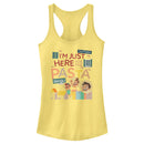 Junior's Luca I'm Just Here for the Pasta Racerback Tank Top