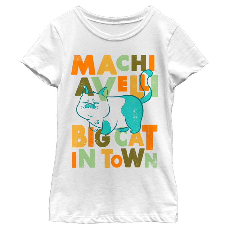 Girl's Luca Machiavelli Big Cat in Town T-Shirt