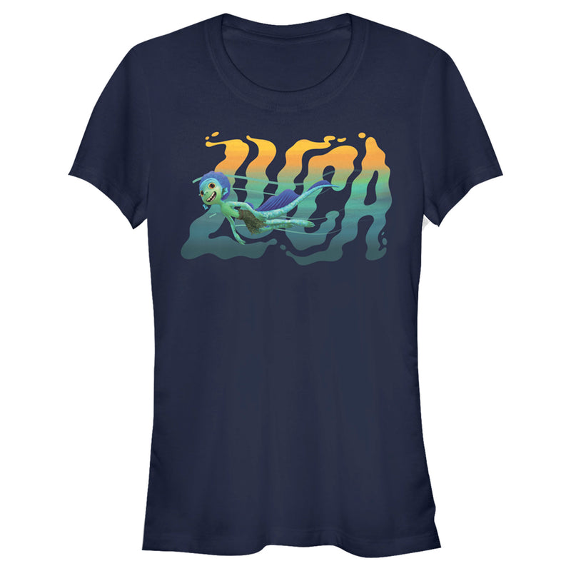 Junior's Luca Sea Monster Logo T-Shirt