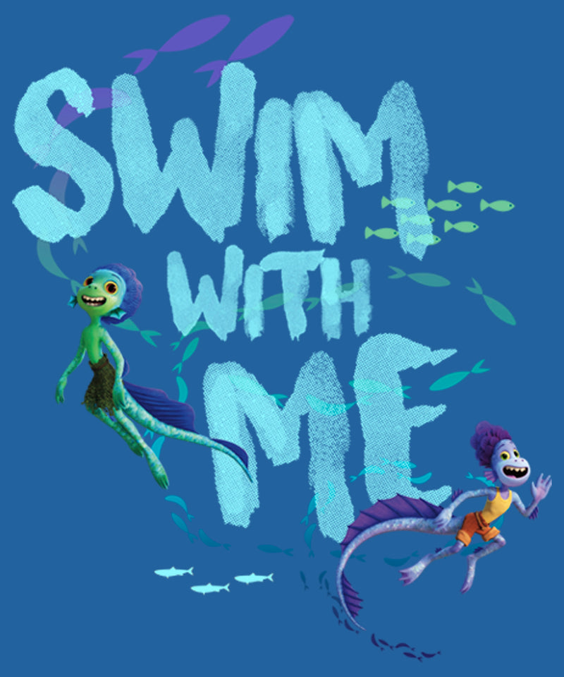 Women's Luca Swim With Me Sea Monsters Racerback Tank Top
