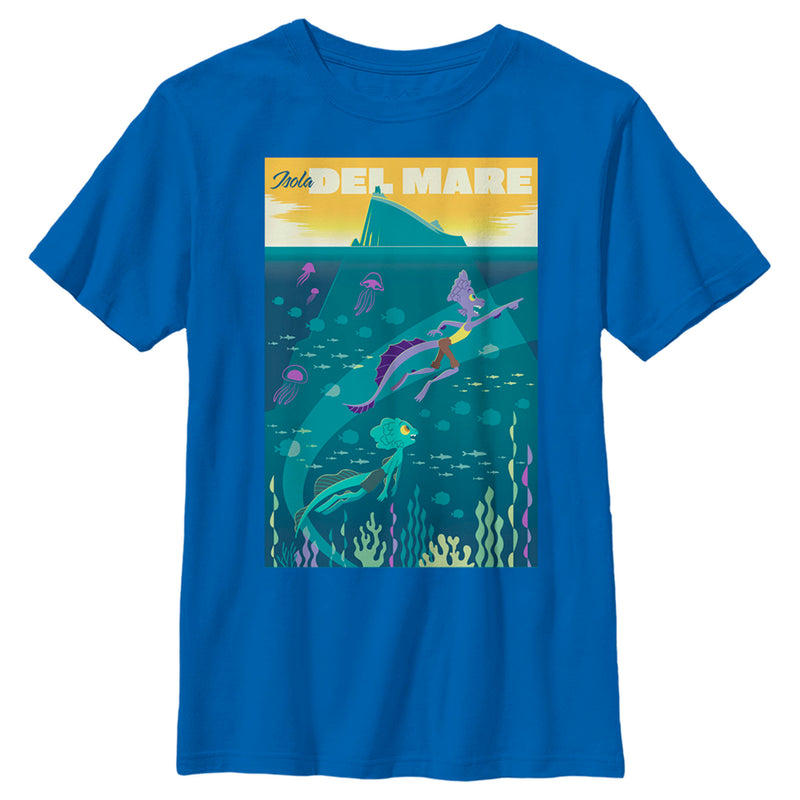 Boy's Luca Isola Del Mare Poster T-Shirt