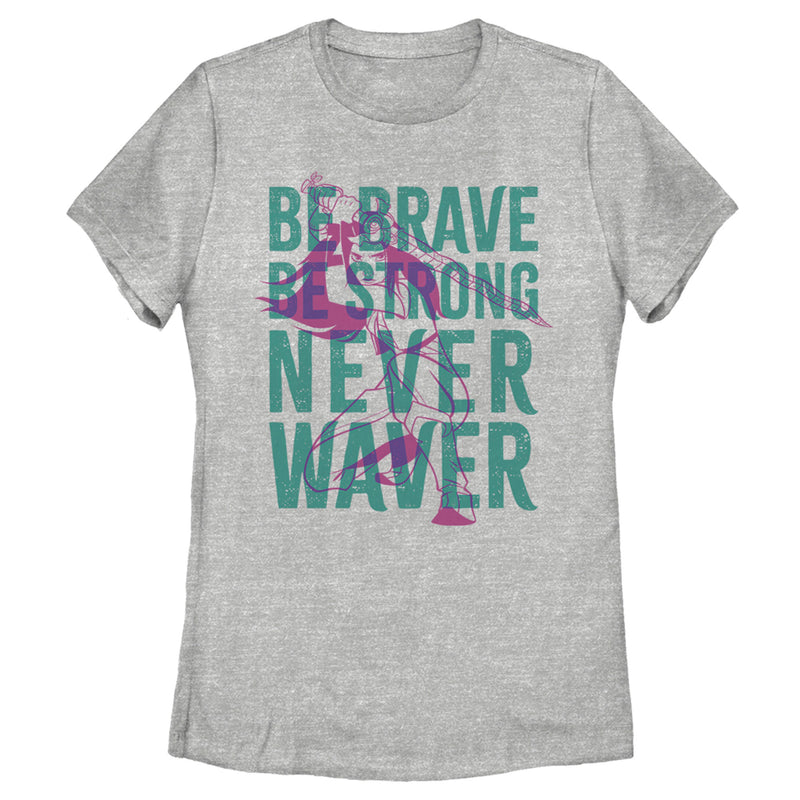 Women's Raya and the Last Dragon Be Brave Be Strong Never Waver T-Shirt