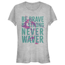 Junior's Raya and the Last Dragon Be Brave Be Strong Never Waver T-Shirt