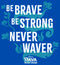 Boy's Raya and the Last Dragon Be Brave Be Strong Never Waver T-Shirt
