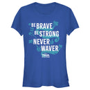 Junior's Raya and the Last Dragon Be Brave Be Strong Never Waver T-Shirt