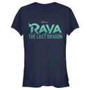 Junior's Raya and the Last Dragon Classic Logo T-Shirt