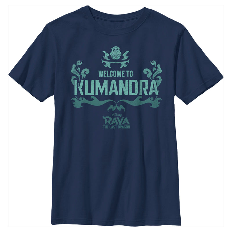 Boy's Raya and the Last Dragon Welcome to Kumandra T-Shirt