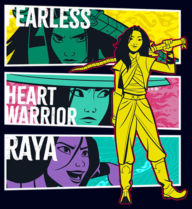 Junior's Raya and the Last Dragon Fearless Heart Warrior Raya T-Shirt