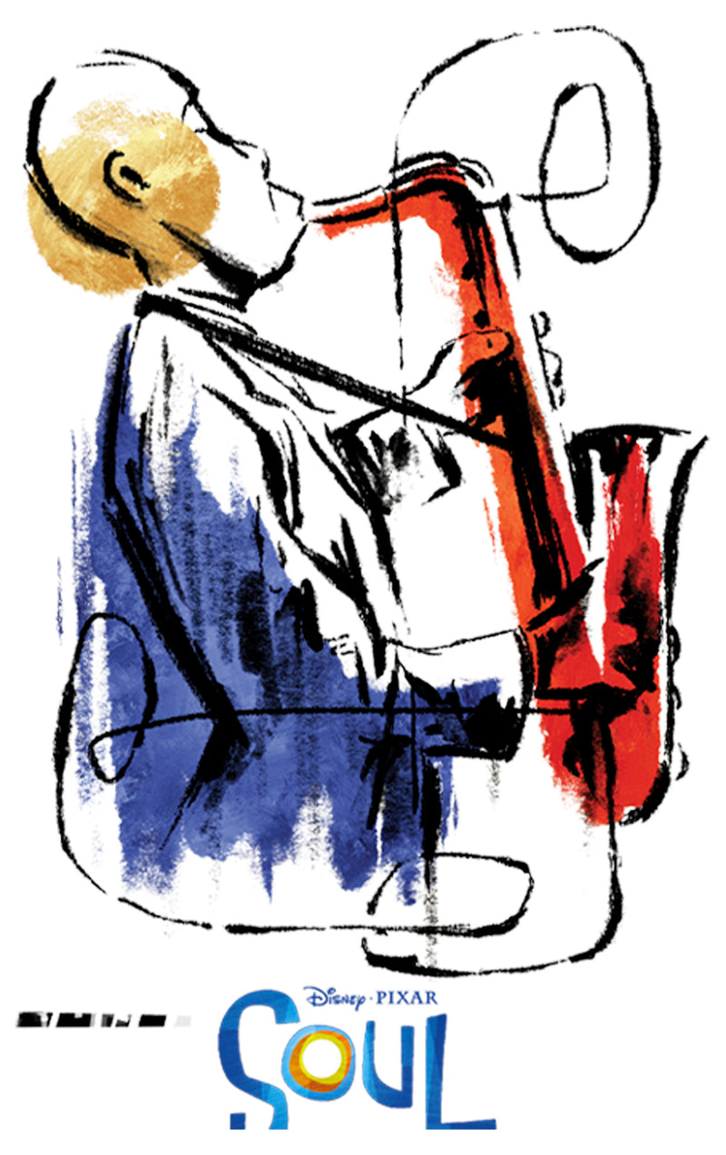 Junior's Soul Watercolor Saxophonist T-Shirt