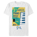 Men's Soul 5th Piano Fest Poster T-Shirt