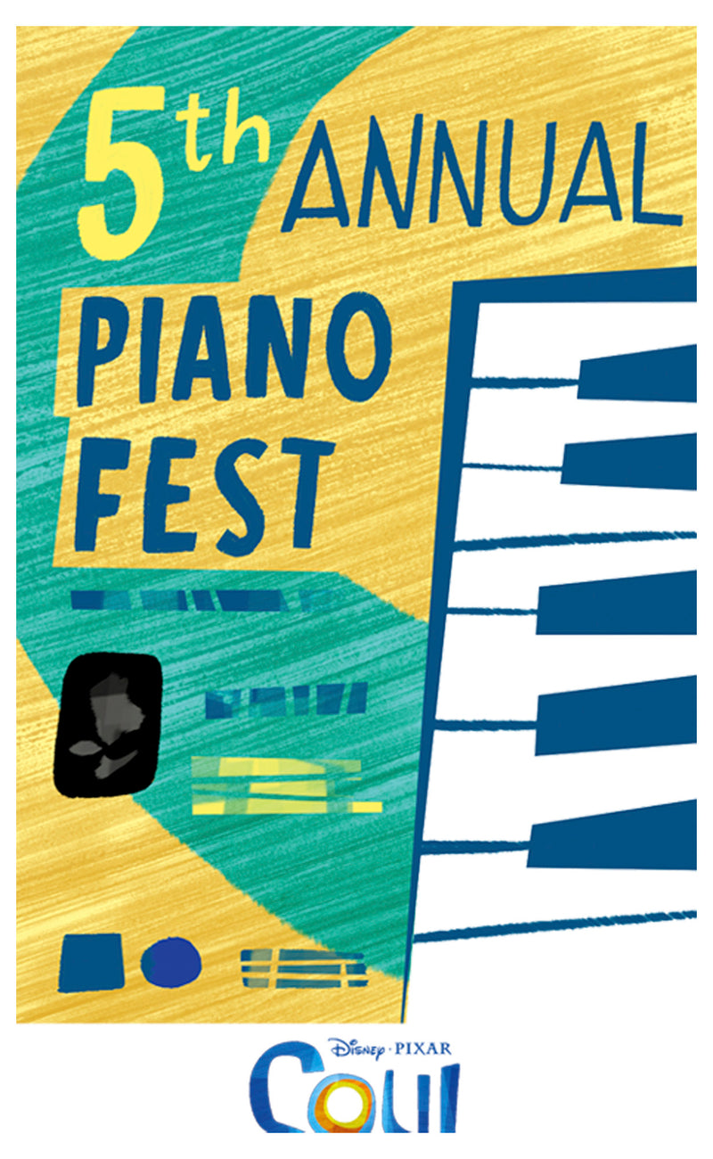 Men's Soul 5th Piano Fest Poster T-Shirt