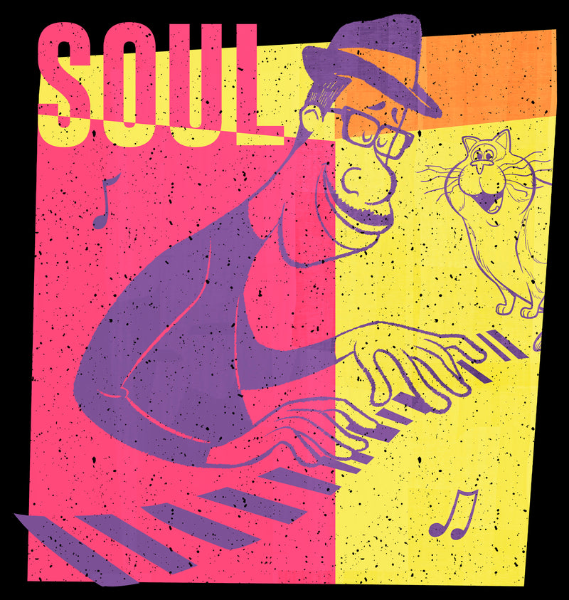 Boy's Soul Joe and Mittens Piano Solo T-Shirt