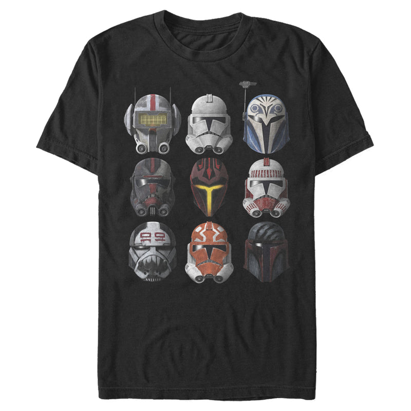 Men's Star Wars: The Clone Wars Helmet Choice T-Shirt