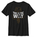 Boy's Star Wars: The Mandalorian The Way Silhouette T-Shirt