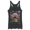 Women's Star Wars: The Mandalorian The Child Starry Night Racerback Tank Top