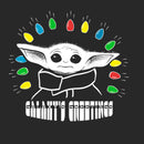 Women's Star Wars: The Mandalorian Christmas The Child Galaxy's Greetings T-Shirt