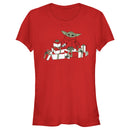 Junior's Star Wars: The Mandalorian Christmas The Child Gifts Galore T-Shirt