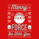 Girl's Star Wars: The Mandalorian Christmas The Child Ugly Space Pod T-Shirt