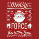 Women's Star Wars: The Mandalorian Christmas The Child Ugly Space Pod T-Shirt