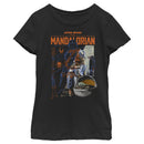Girl's Star Wars: The Mandalorian Din Djarin Schematics T-Shirt