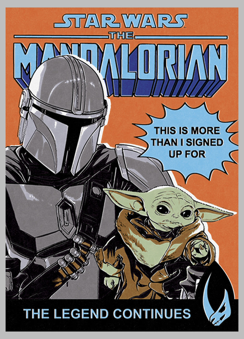 Men's Star Wars: The Mandalorian The Legend Continues Long Sleeve Shirt