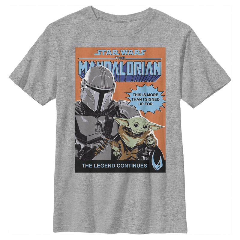 Boy's Star Wars: The Mandalorian The Legend Continues T-Shirt