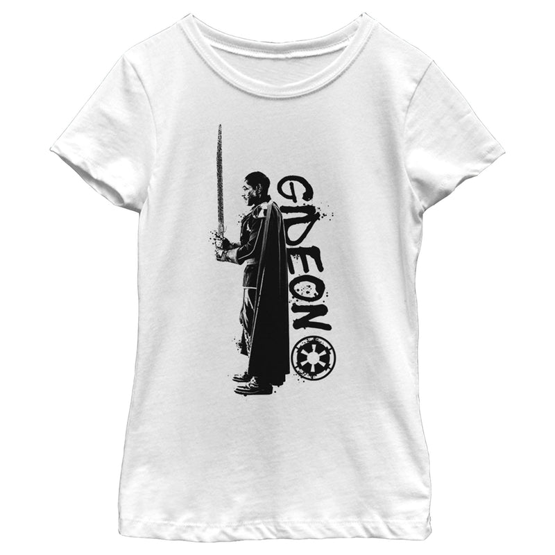 Girl's Star Wars: The Mandalorian Moff Gideon T-Shirt