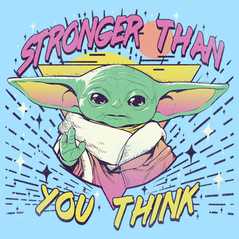 Men's Star Wars: The Mandalorian The Child Stronger Than You Think T-Shirt