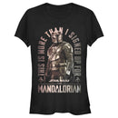 Junior's Star Wars: The Mandalorian Shining Mando T-Shirt